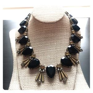 Deco Fanfare Teardrop Statement necklace